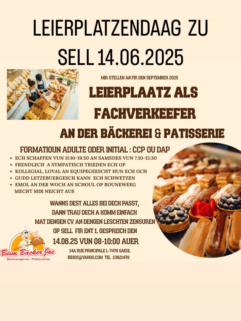 Beim Bäcker Jos sicht